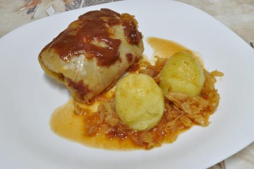 Jak uvařit zelné závitky s vepřovým masem? Snadné recept, připravený za 30 - 45 minut